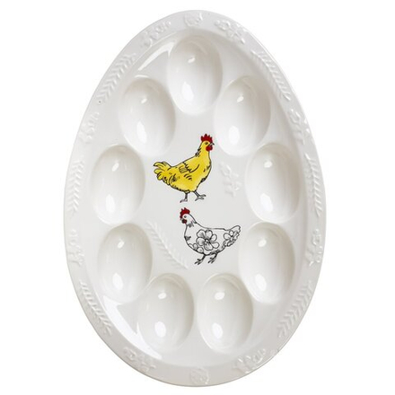 GAEM Тарелка для 9-ти яиц, L20 W28,5 H3 см