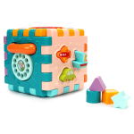 Развивающая игрушка Куб логический "Elefantino", на бат.10 функций: муз. 20,5х20,5х20,5см, коробка