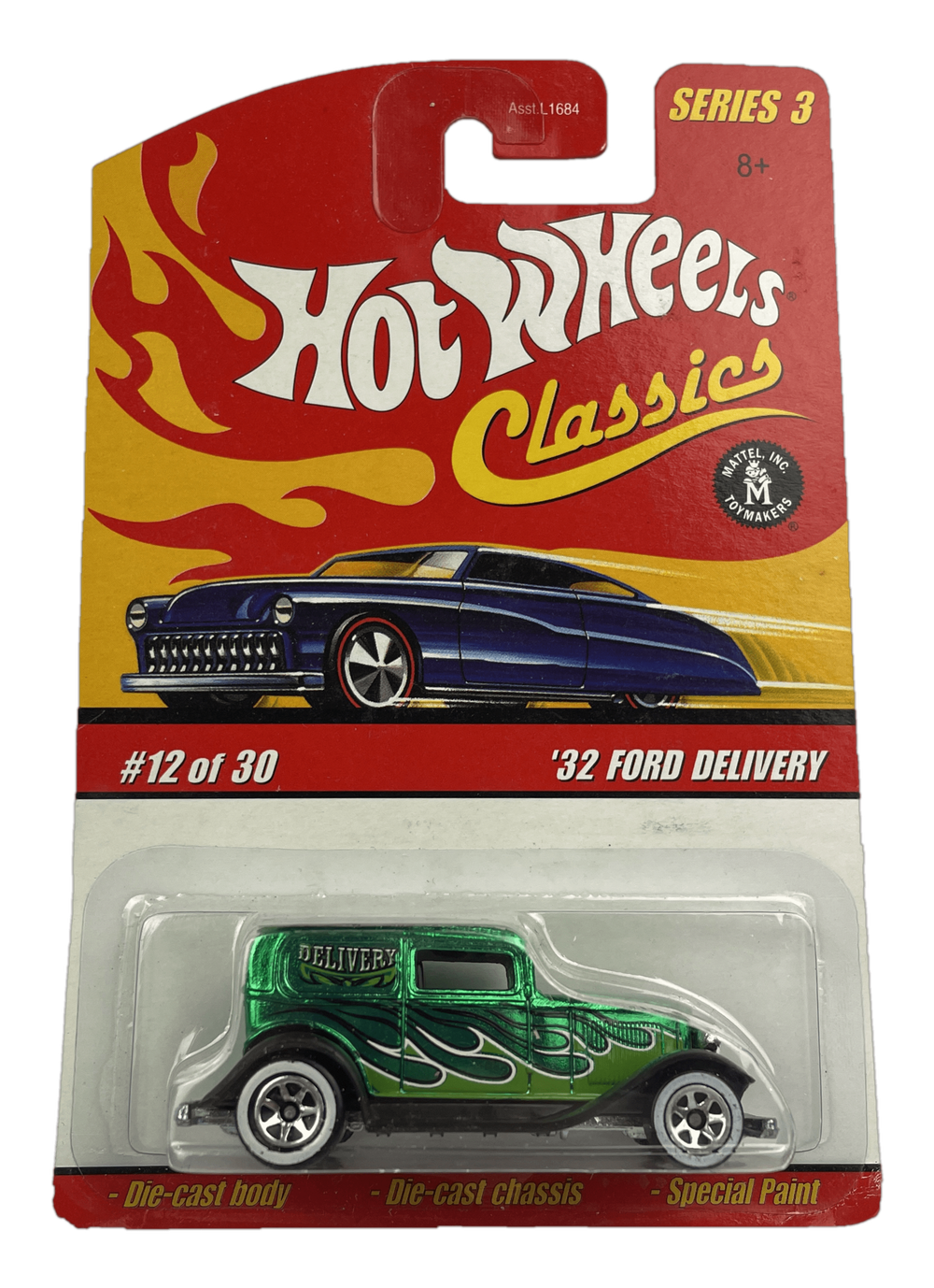 Hot Wheels Classics Series 3: '32 Ford Delivery (Green) (#12 of 30) (2007)
