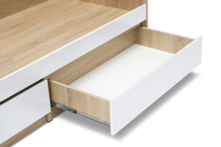 Кровать односпальная с ящиками, спальное место 80х200, ЛДСП