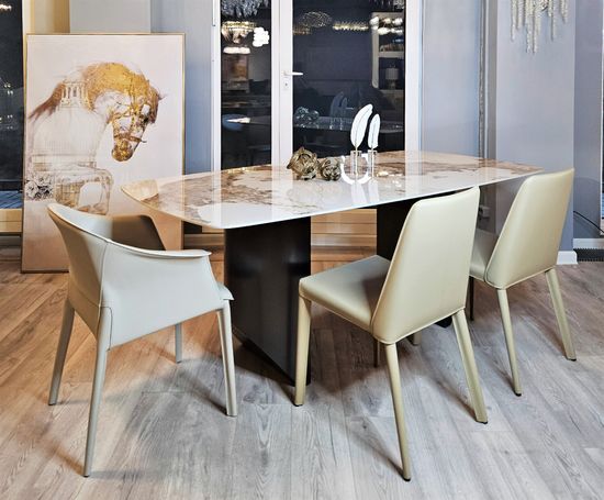 Стул Malin песочная кожа 