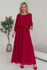 Платье Селеста (брусничный) Р11-1088/3 Nikol