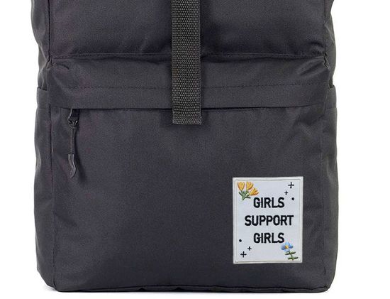 Нашивка термоаппликация на одежду и  на рюкзак. Girls. Femenism