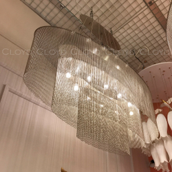 Люстра Cloyd ONASSIS C10 / шир. 100 см - никель сатин (арт.11462)