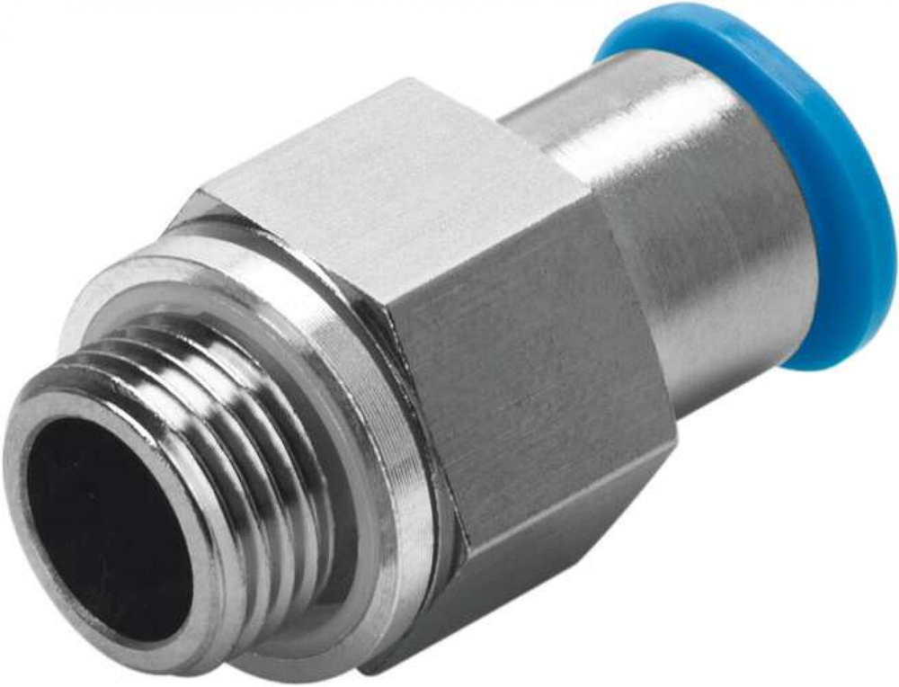 QSK-G3/8-8 Цанговый штуцер с резьбой, самозапирающийся