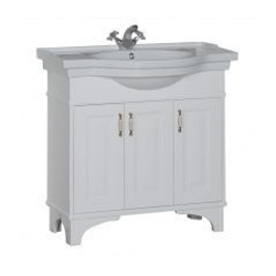 Тумба с раковиной Aquanet Валенса 90 белый