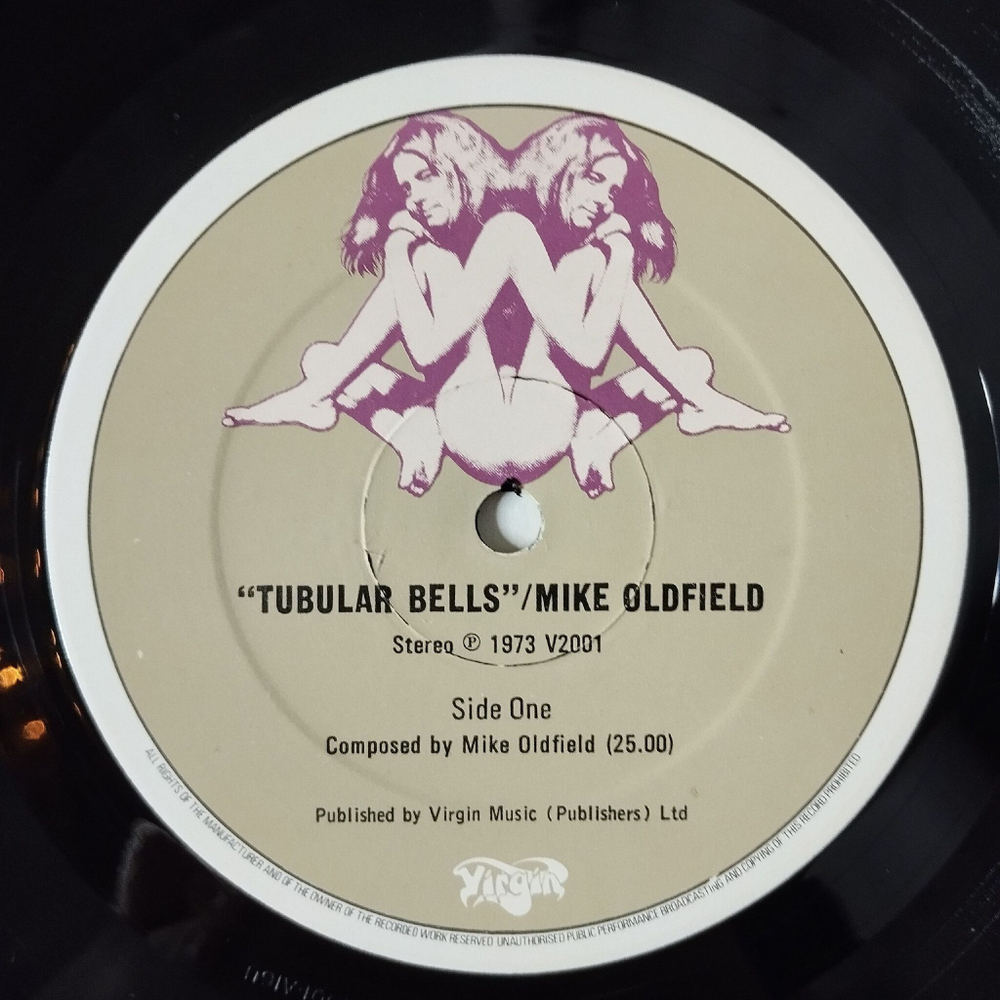 Винтажная виниловая пластинка LP Mike Oldfield Tubular Bells (UK 1973)