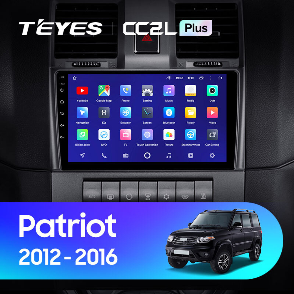 Teyes CC2L Plus 9" для UAZ Patriot 2012-2016