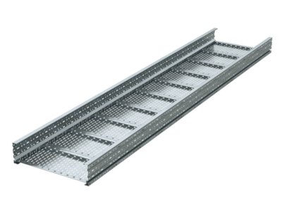 Лоток листовой 200x1000, лонжерон 1,5 мм, L 6 м, горячий цинк