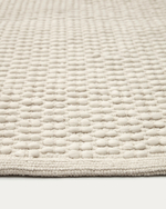 Mascarell Ковер из хлопка и полипропилена белого цвета 200 x 300 см