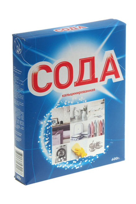 Чистящее средство Сода кальцинированная универсальное 600г гранулы 24шт/упак