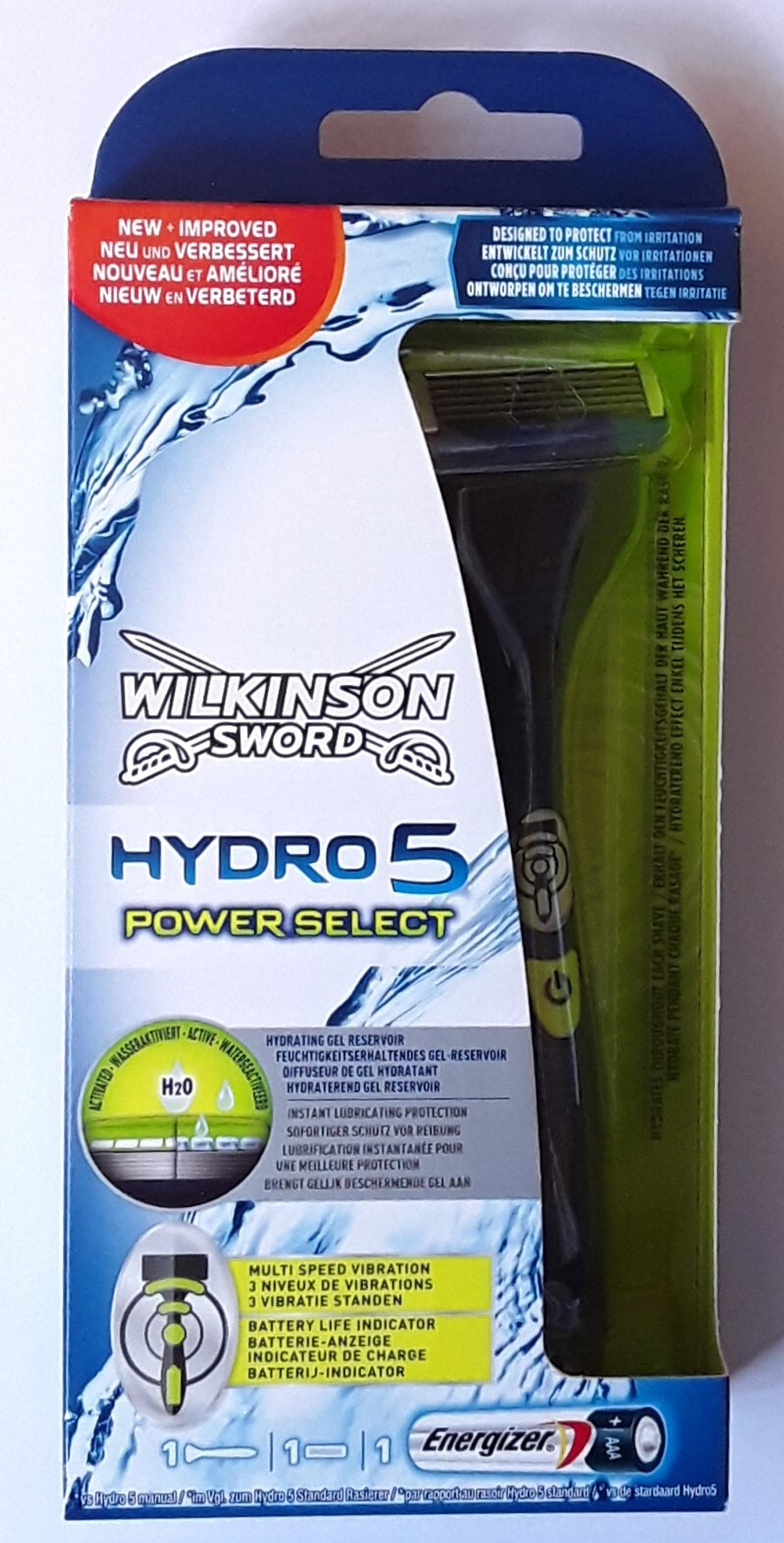 Wilkinson Sword станок Hydro-5 Power Select +1 кассета