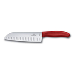 Нож кухонный Victorinox Swiss Classic (6.8521.17B) стальной сантоку лезв.170мм прямая заточка красны