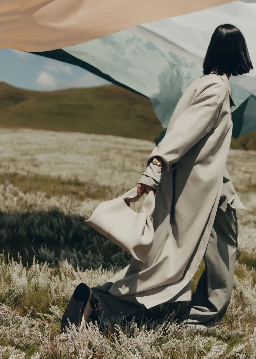 POLENE СУМКА NUMERO NEUF, ЦВЕТ МЕЛА