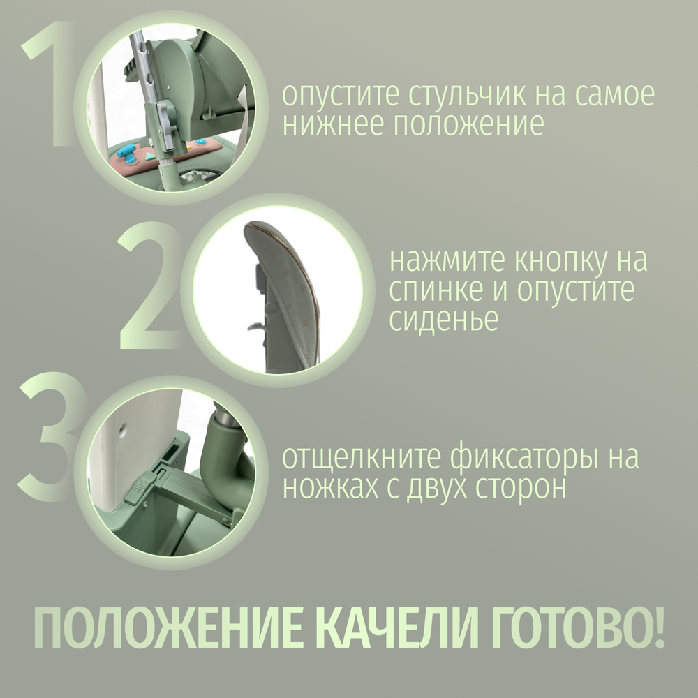 Многофункциональный стульчик для кормления 5в1 William