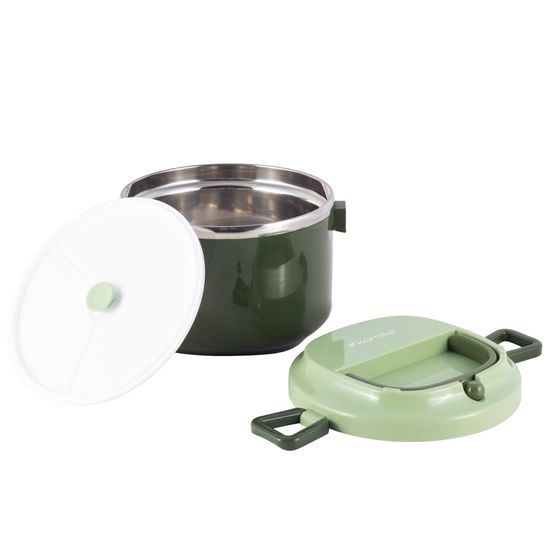 Ланч бокс 1000 мл. Kamille KM 2135 (пластик, нержавеющая сталь)