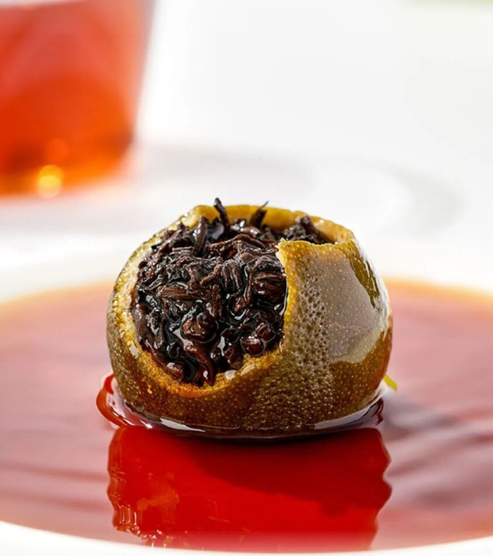 59335 Чай прессованный черный  "Пуэр Шу  Мини-Мандаринка"