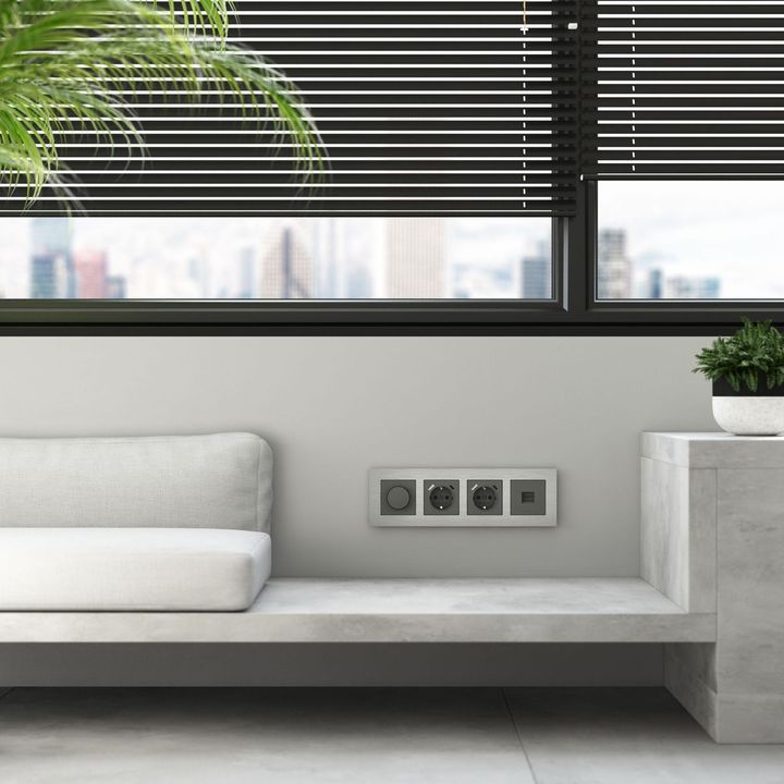 Рамка Werkel AluMax на 4 поста алюминий W0043506 4690389204098