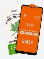 Защитное стекло Glass для Xiaomi Redmi Note 8T/21D полный клей, черная рамка