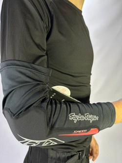 Налокотники Troy Lee Designs D3O Speed Elbow Sleeve Solid Black