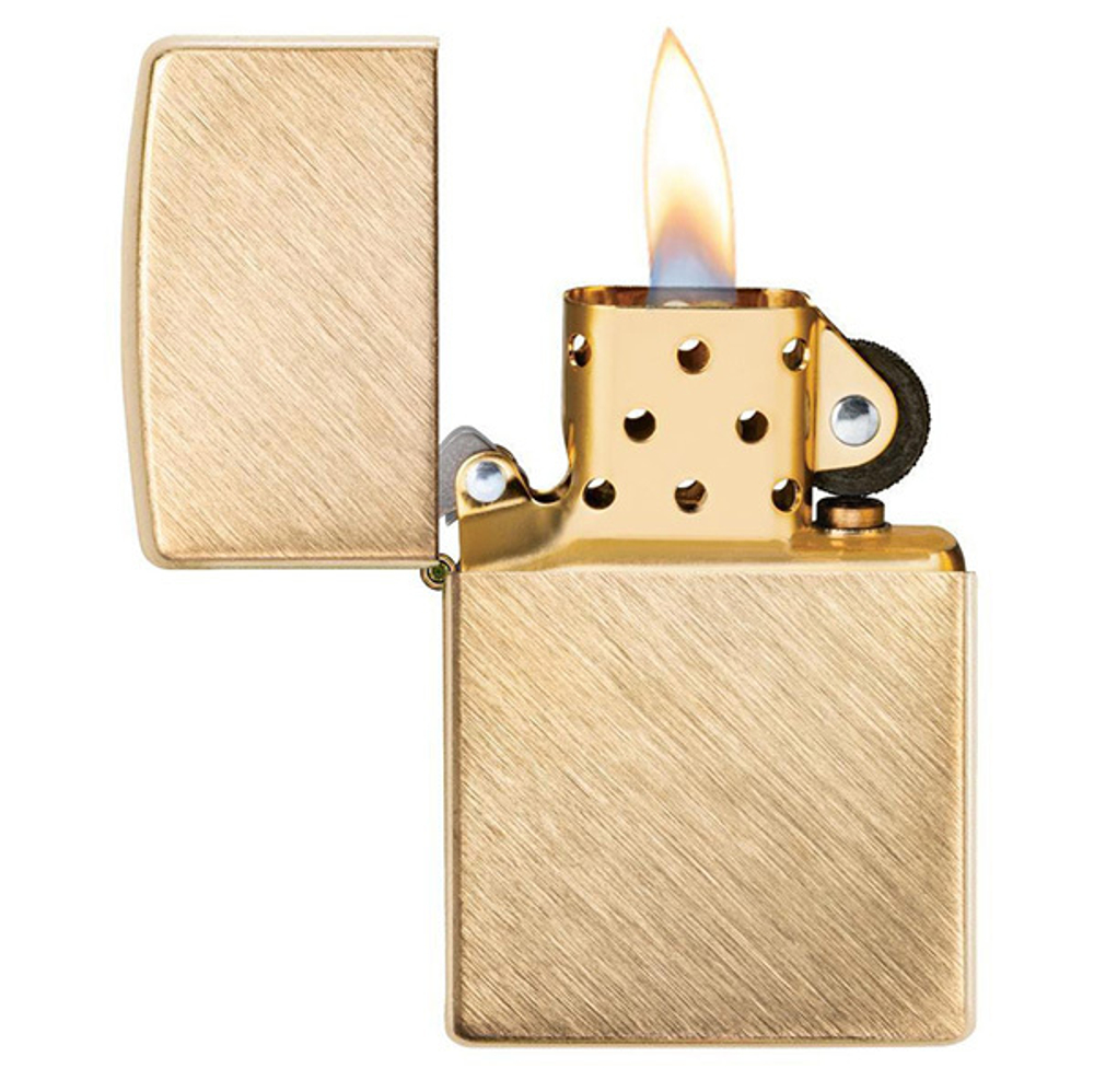 Зажигалка Zippo Classic с покрытием Herringbone Sweep Brass