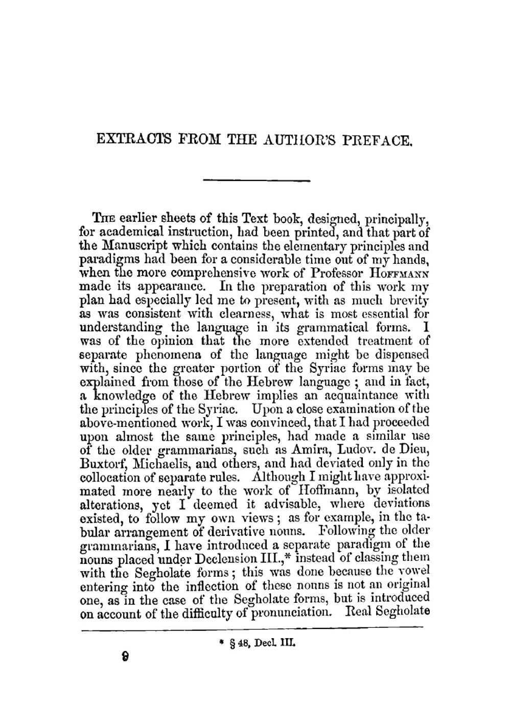 Uhlemann's Syriac grammar. With a course of exercises in Syriac grammar, and a chrestomathy and brief lexicon prepared by the translator | Friedrich Gottlob Uhlemann