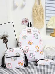 Çanta \ Bag \ Рюкзак cat white