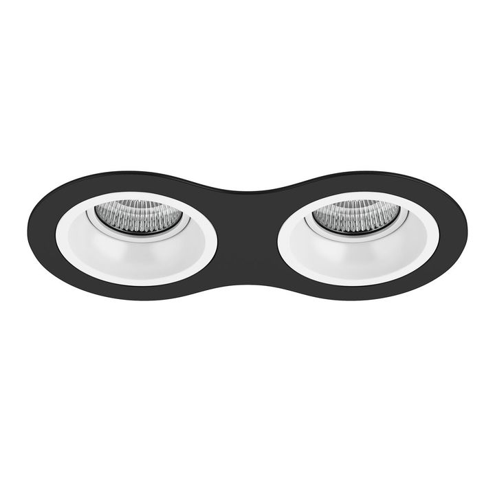 Комплект из светильников и рамки Lightstar Domino Round (214627+214606+214606) D6270606