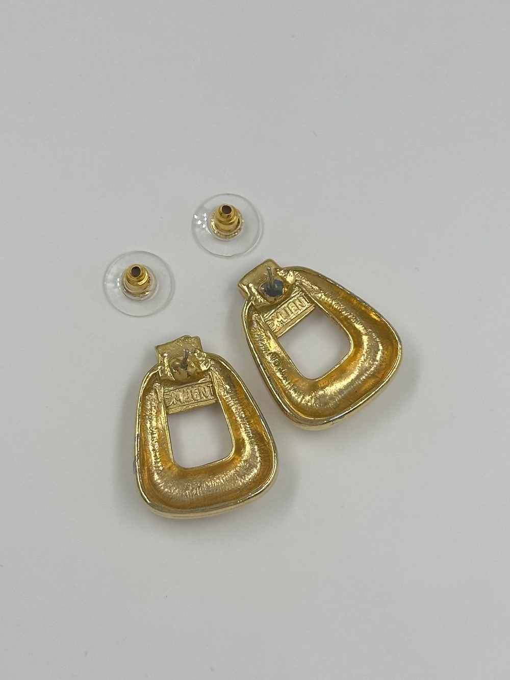 Серьги с зелёными кристаллами M.JENT