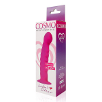 Розовый фаллоимитатор 14см с ребристой поверхностью Bior Toys Cosmo CSM-23027