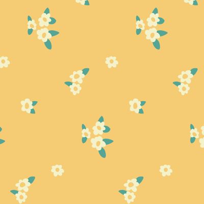 Милый принт с маленькими ромахами