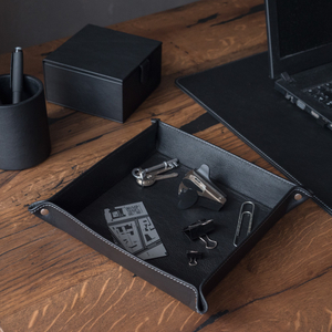 Лоток для мелочи Теленок Черный