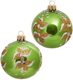 Элита НФШ-1358 Набор ел.украшений Шар 2шт «Трилистник» 80 мм