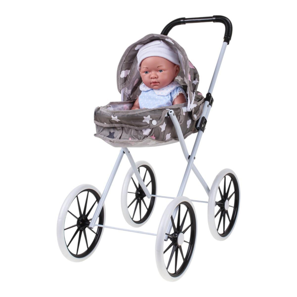 Коляска для куклы лежачая, пакет Z918-11