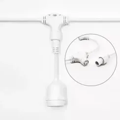 Белт-Лайт UNIBELT 10 м., провод белый Каучук, шаг 50 см., 20 подвесных патронов, IP65, LTC (UBL10m/20L-8)