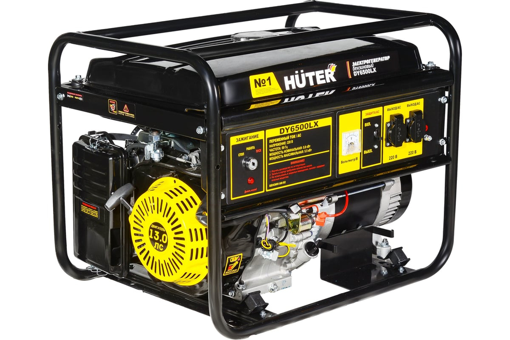 Бензиновый генератор Huter DY6500LX электростартер 64/1/7