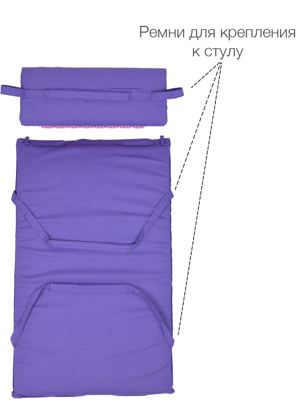 Массажный набор акупунктурный коврик + подушка Comfox (фиолетовый)