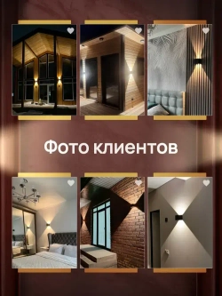 Светильник настенный, светодиодный, бра, уличный, подвесной, на стену