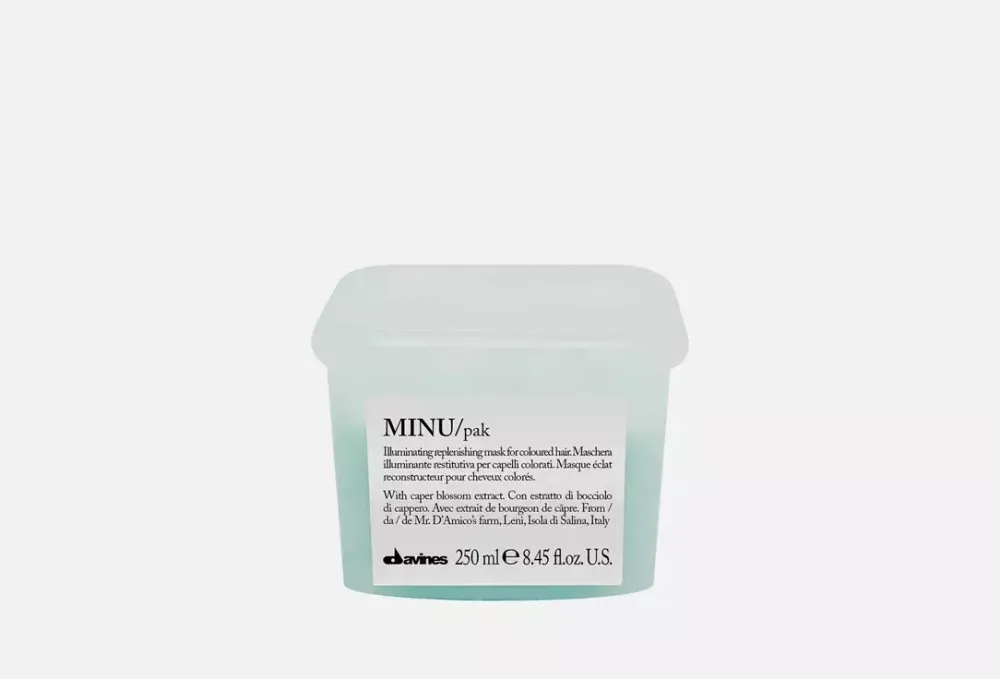 Davines MINU HAIR MASK / Восстанавливающая маска для окрашенных волос