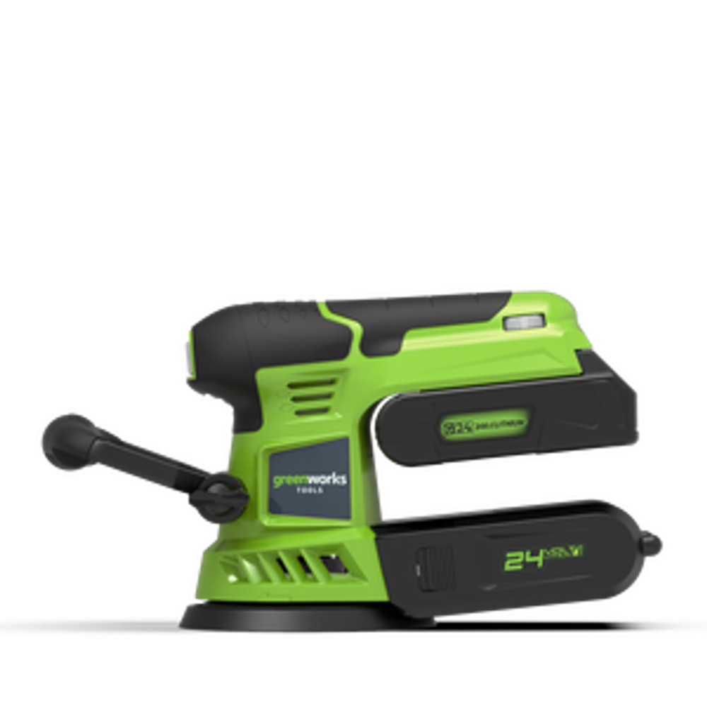 Аккумуляторная шлифовальная машина Greenworks G24ROS,3100107, 24v, без АКБ и ЗУ