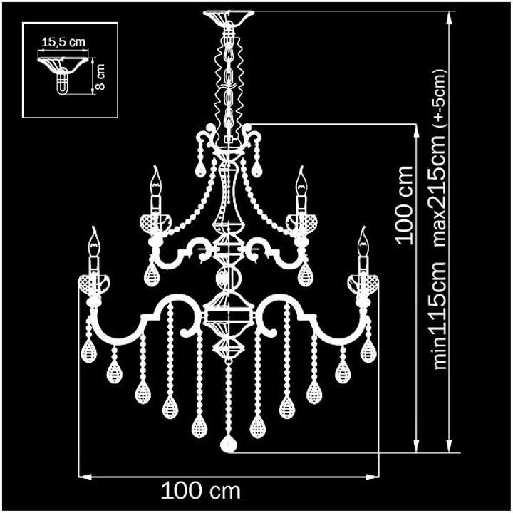 Подвесная люстра Osgona Montare 787182