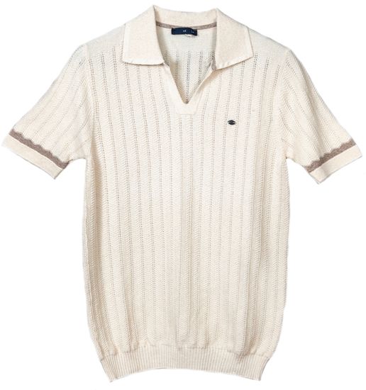 Футболка Поло из хлопка и льна MeleCL (Турция). Р-ры 46-52