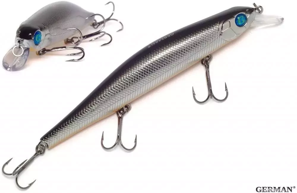 Воблер GERMAN Evil Pike 100мм 16.5г 0-1.2м
