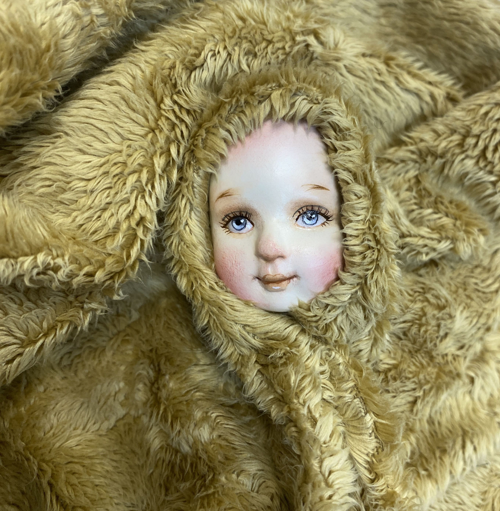 Ткань вискоза - мех для игрушек (Италия) вискоза/полиамид цена за отрез 33х50см