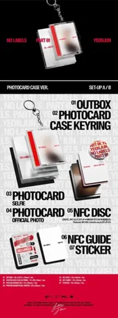 Альбом TXT YEONJUN - NO LABELS: PART 01 [Photocard Case ver.]