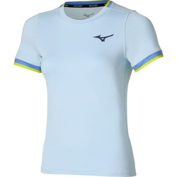 Женская теннисная футболка Mizuno Stargazer Short-Sleeve - ice water