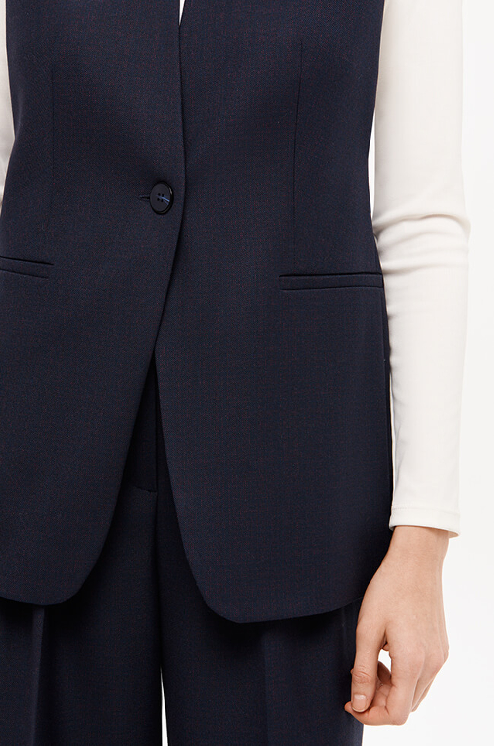 1949 Жилет женский (темно-синий)