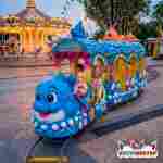 Аттракцион рельсовый для детей «В гости к русалке», 4 кабинки, 8 мест