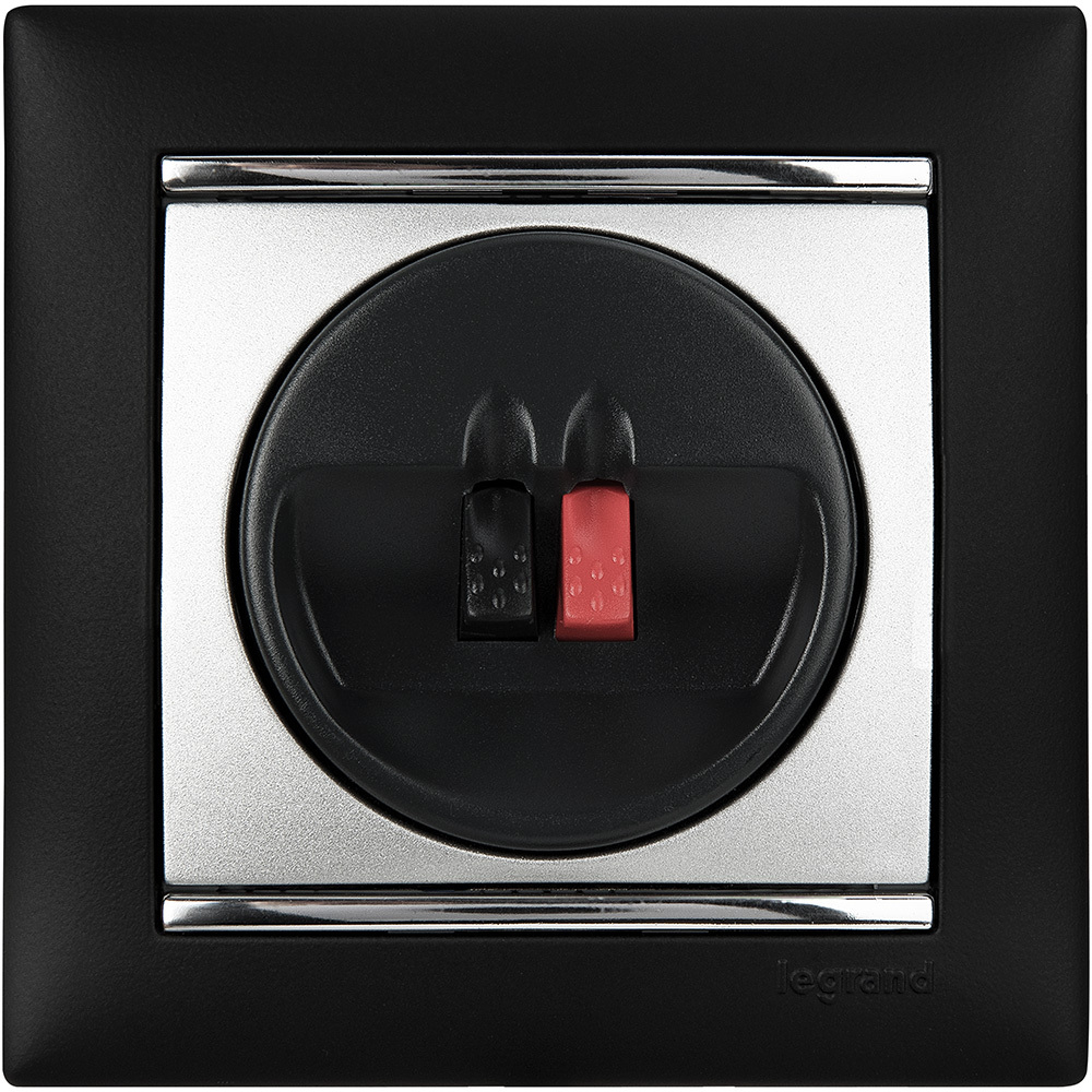 Розетка для акустической системы алюминий Valena Classic LEGRAND