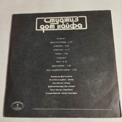 Винтажная виниловая пластинка LP Студжиз The Stooges Дом Кайфа (СССР 1991)